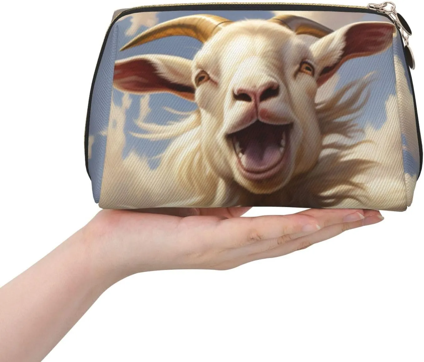 Goat Frolic Travel-Ready Toiletry Bag, Compact Makeup Organizer For Women