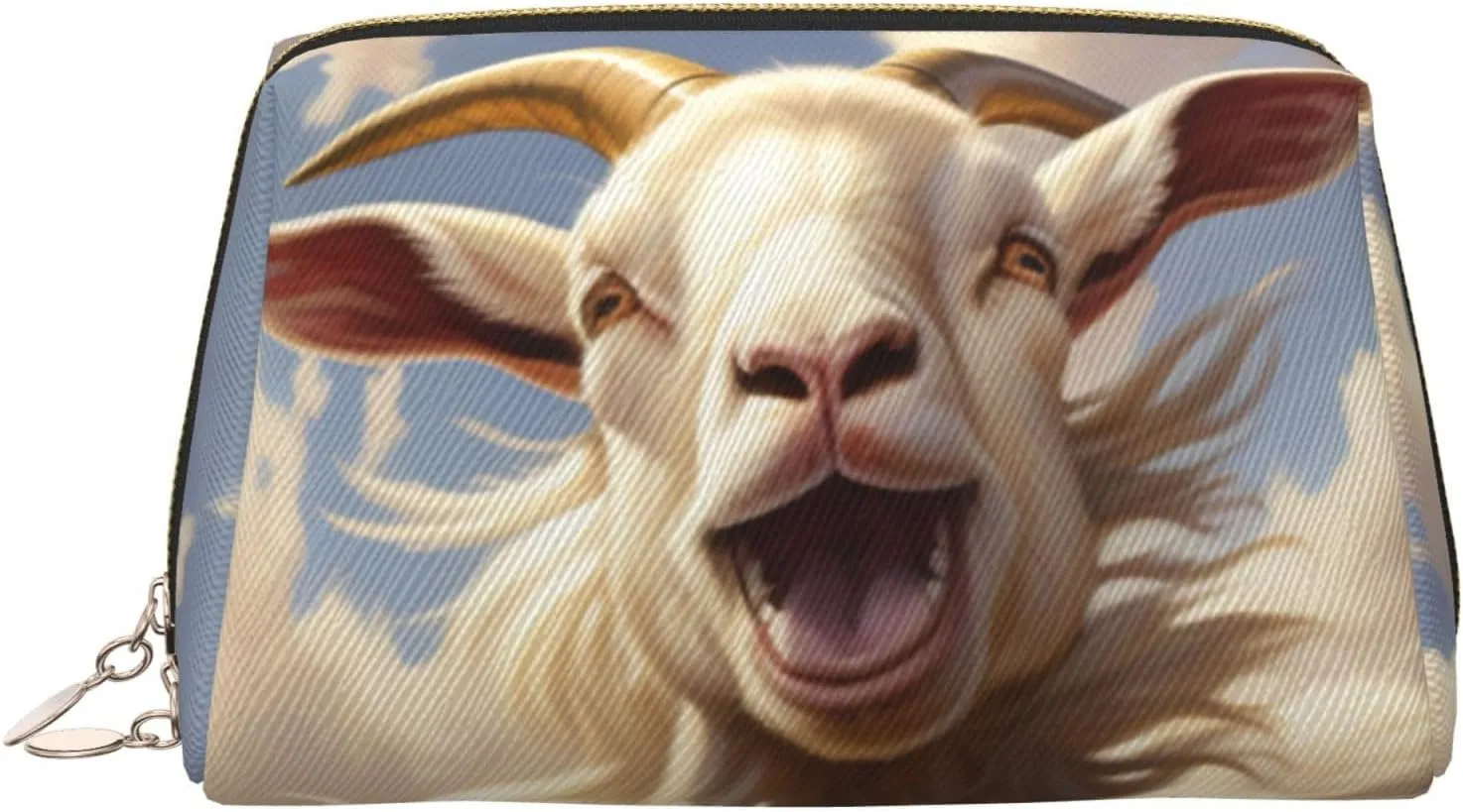 Goat Frolic Travel-Ready Toiletry Bag, Compact Makeup Organizer For Women