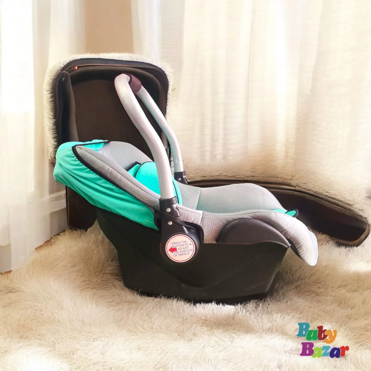 Golden Baby Premium Infant Car Seat Lightweight Safe & Stylish for Newborns