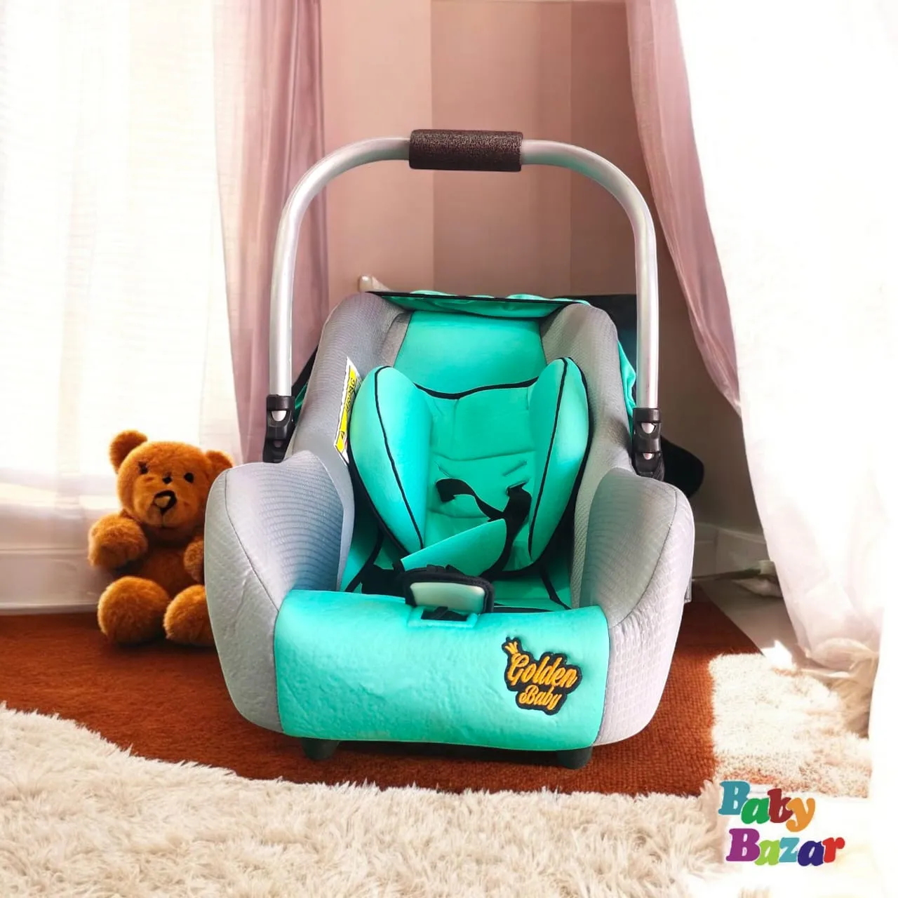 Golden Baby Premium Infant Car Seat Lightweight Safe & Stylish for Newborns