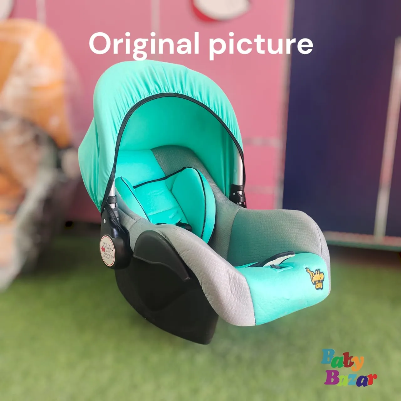 Golden Baby Premium Infant Car Seat Lightweight Safe & Stylish for Newborns