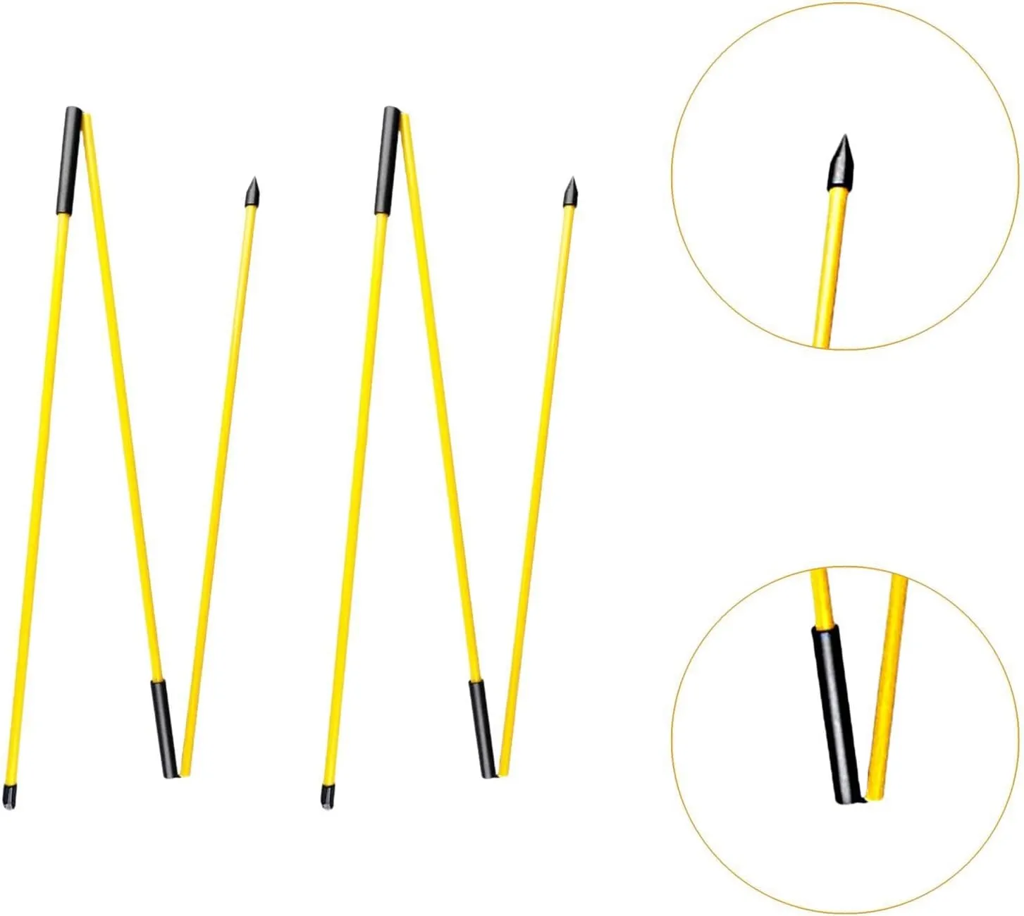 Golf Swing Alignment Kit with Compact Storage Solution