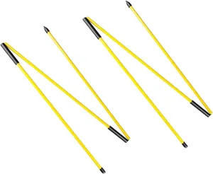 Golf Swing Alignment Kit with Compact Storage Solution