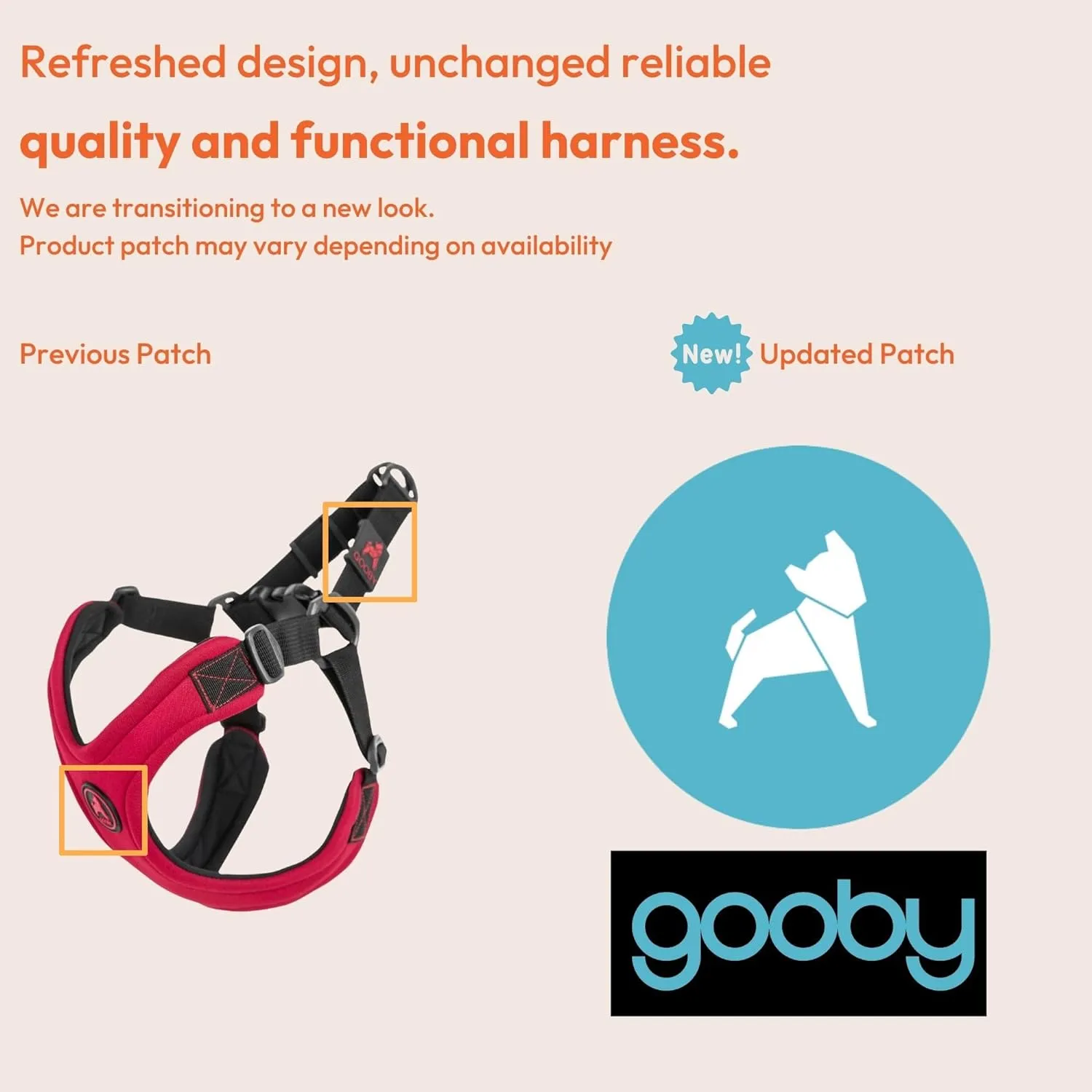 Gooby - Escape Free Sport Harness, Small Dog Step-In Neoprene Harness for Dogs that Like to Escape Their Harness, Blue, Small