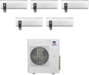 Gree MULTI36CLIV400-36,000 BTU Multi21  Quad-Zone Wall Mount Mini Split Air Conditioner Heat Pump 208-230V (9-9-9-9)