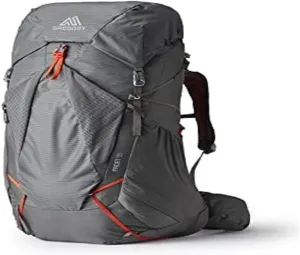Gregory Facet 55L Women's Ultralight Backpacking Pack with Freefloat Suspension, Aluminum Frame, Ventilated Backpanel, Medium, Sunset Grey