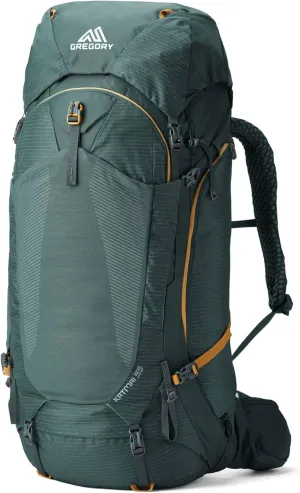 Gregory Katmai 55L Unisex Backpacking Pack, Ventilated Backpanel, Built-In Hydration Attachment for Bladder (Reservoir Not Included), Small/Medium, Oxide Green