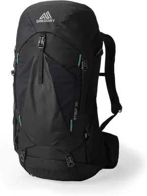 Gregory Stout 35L Unisex Backpacking Pack, Breathable Backpanel, Internal Hydration Sleeve for Water Reservoir (Bladder Not Included), One Size Fits All, Forest Black