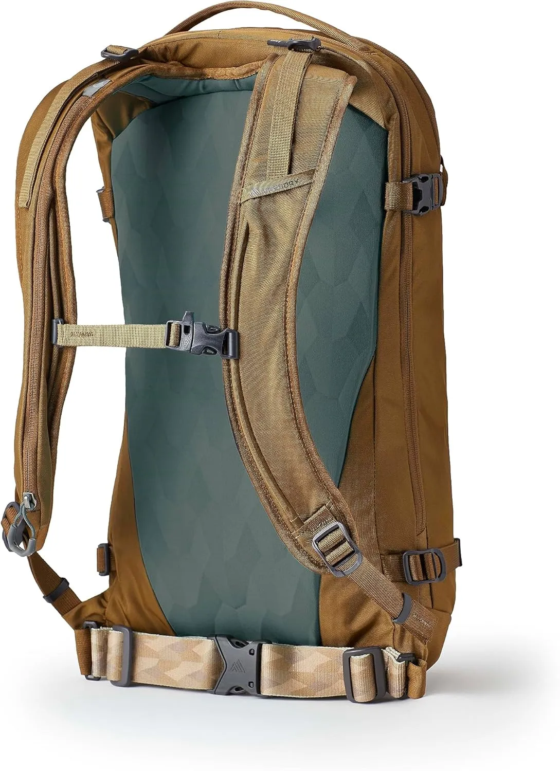Gregory Verte 18L Unisex Skiing & Snowboarding Backpack, Carry Skis, Snowboard, Insulated Hydration Sleevee For Water Bladders (Reservoir Not Included), Medium/Large, Coyote Midnight