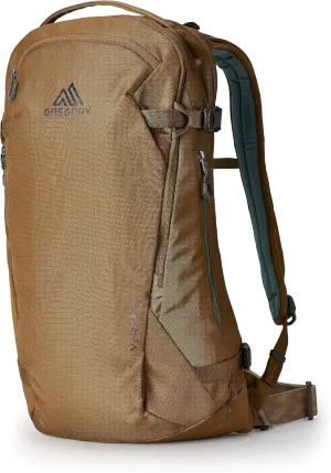 Gregory Verte 18L Unisex Skiing & Snowboarding Backpack, Carry Skis, Snowboard, Insulated Hydration Sleevee For Water Bladders (Reservoir Not Included), Medium/Large, Coyote Midnight