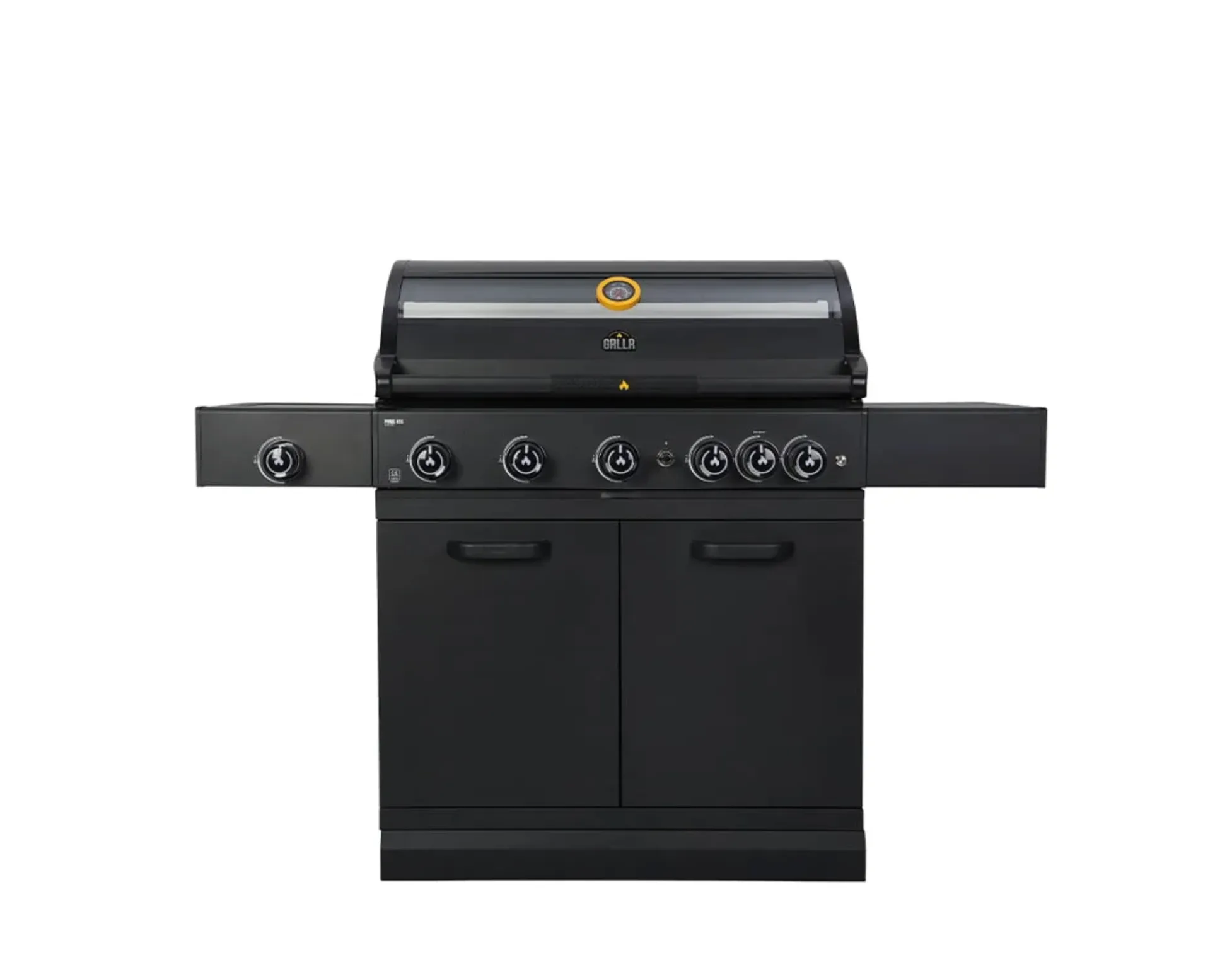 GRLLR Outdoor Kitchen 5 Burner BBQ, Stove unit,Fridge, and Kamado