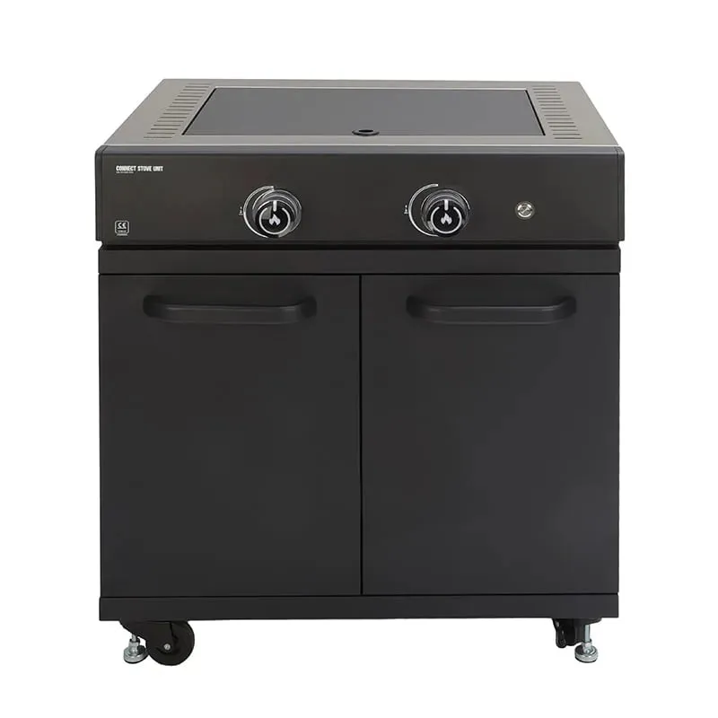 GRLLR Outdoor Kitchen Stove and Open shelve