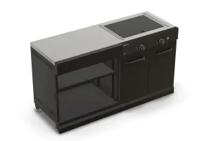GRLLR Outdoor Kitchen Stove and Open shelve
