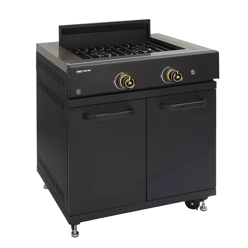 GRLLR Outdoor Kitchen Stove and Open shelve