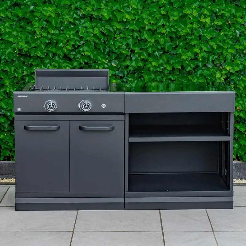 GRLLR Outdoor Kitchen Stove and Open shelve