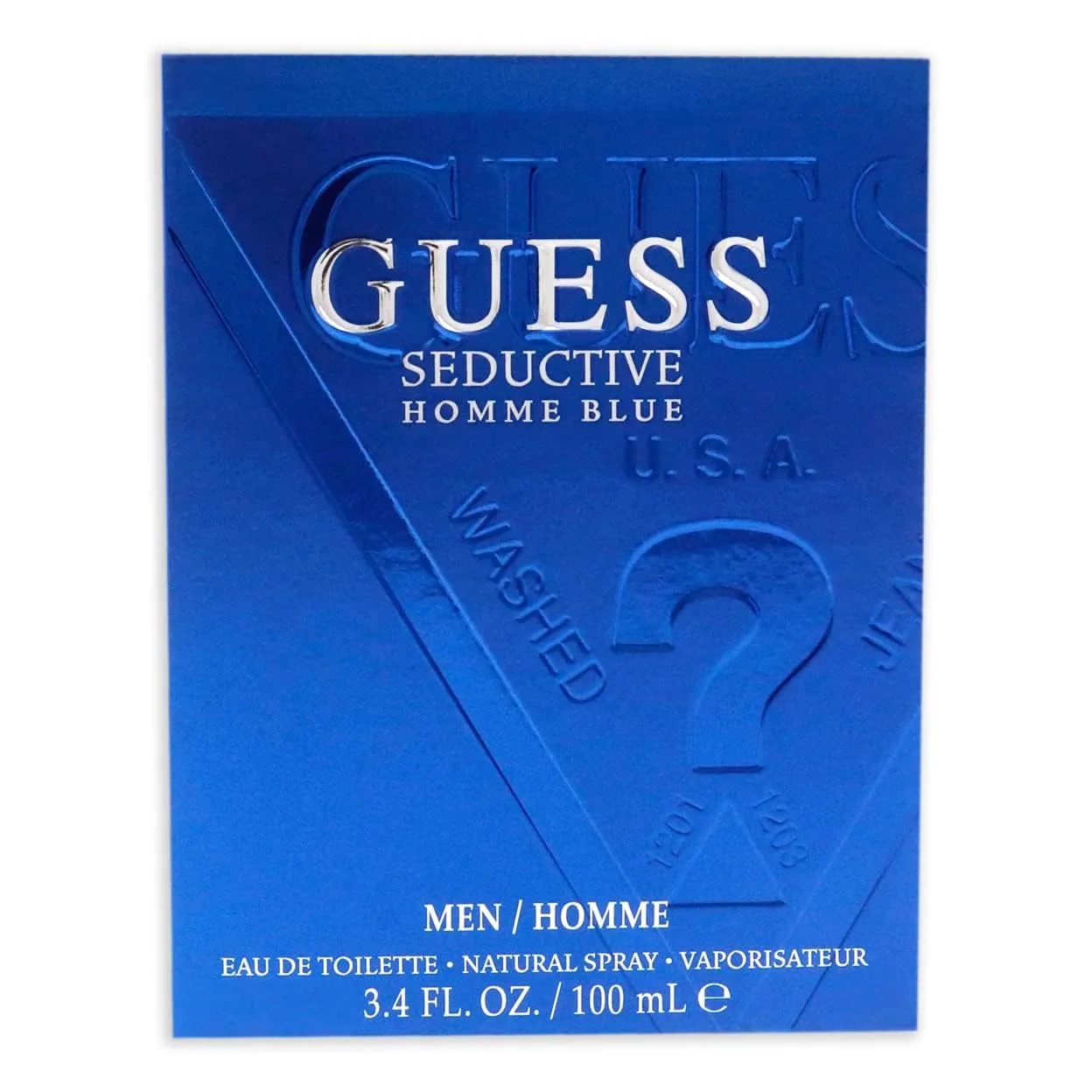 Guess Seductive Homme Eau De Toilette Spray for Men, Blue, 3.4 Ounce