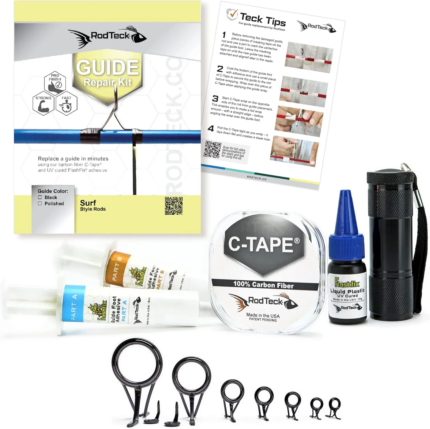 Guide Repair Kit | Complete Fishing Rod Repair Kit