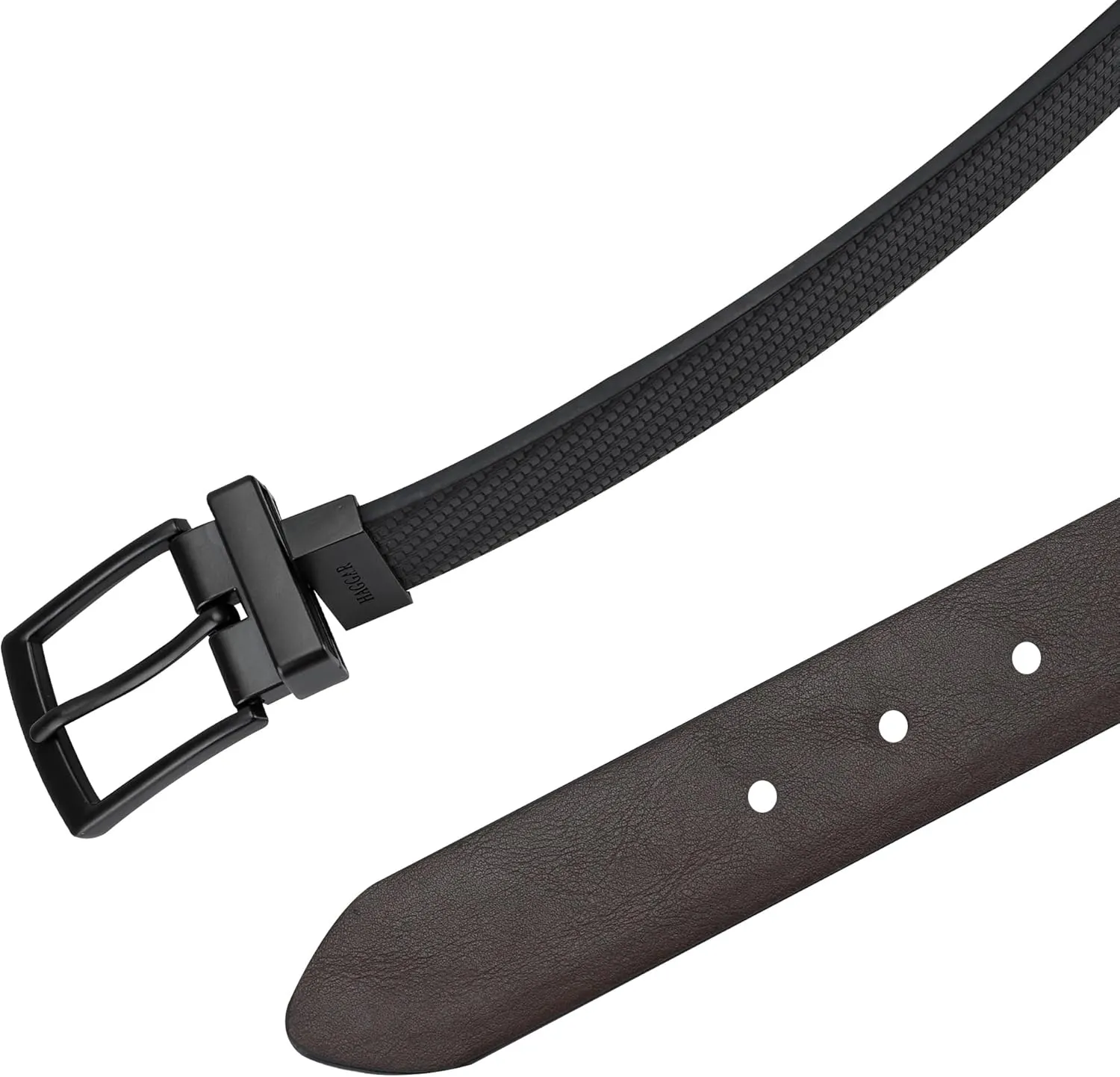 Haggar Men's Two-in-one Reversible Stretch Golf Belt