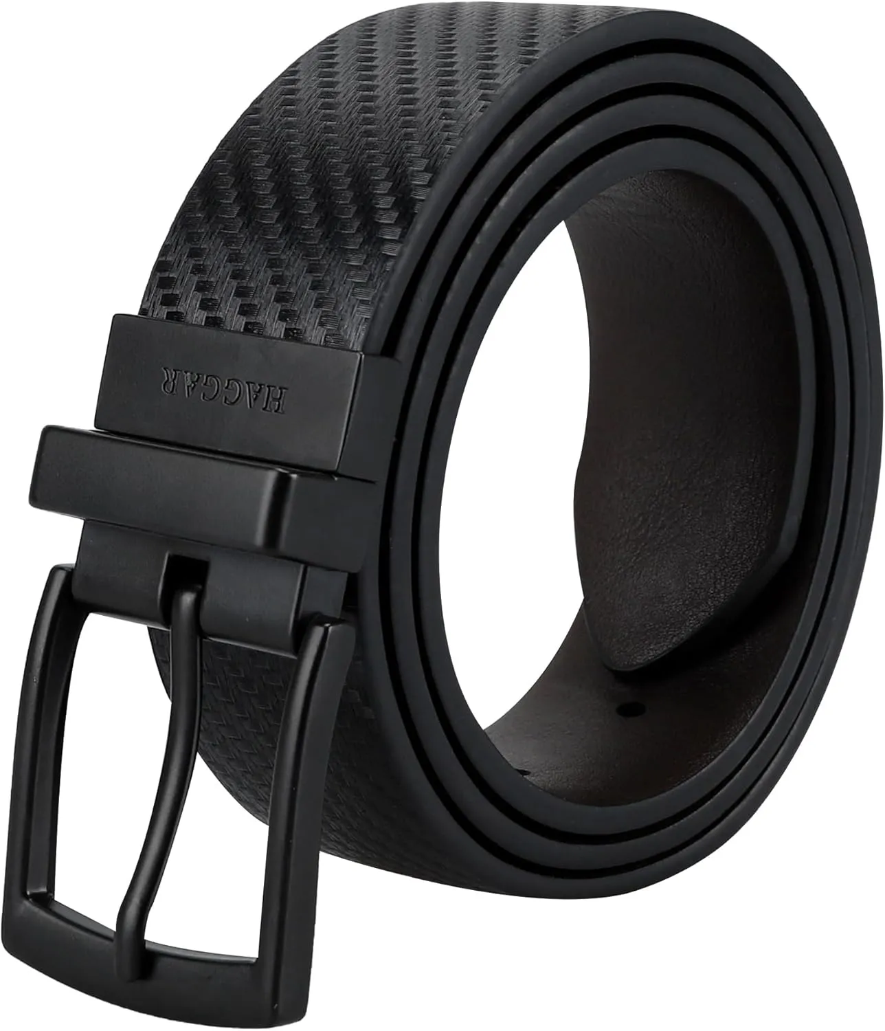 Haggar Men's Two-in-one Reversible Stretch Golf Belt