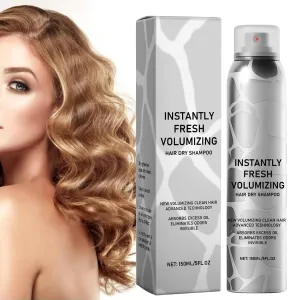 Hair Dry Shampoo for Women, Instantly Fresh Volumizing Hair Dry Shampoo, Instantly Absorbs Excess Oil, Volumizing for All Hair Types, Refreshing And Non-Greasy