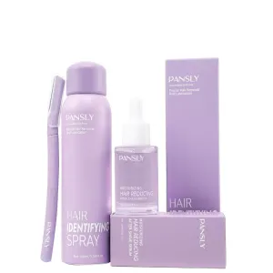 Hair Identifying Spray Kit,Hair Identifier Spray (100mL)for Face Shaving with After Shave Serum(30mL) Kit,Moisturizing&Smoothing skin &Hair Reducing Skin Care Dermaplaner Spray Set for Women Men