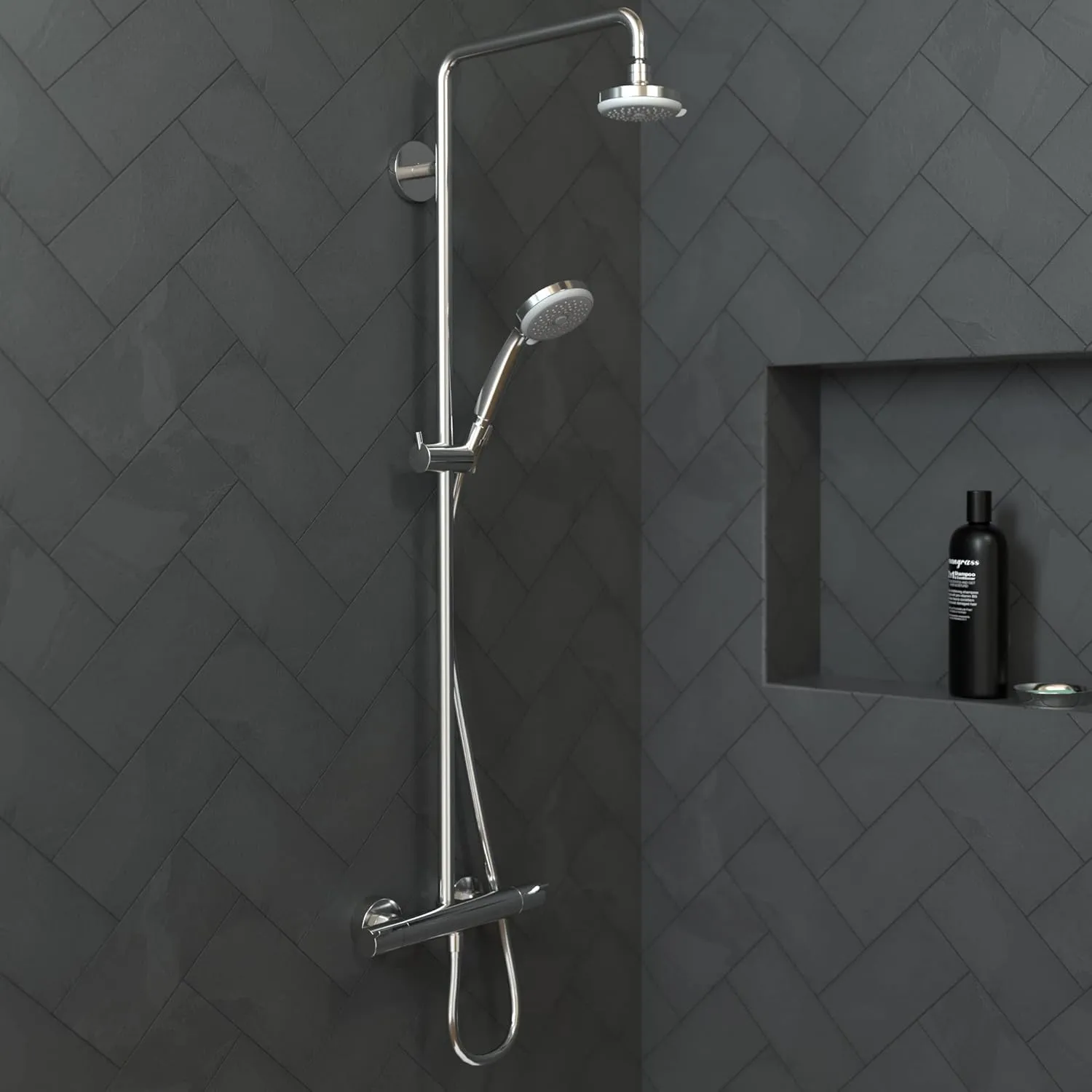 hansgrohe 100 Handshower E 3-Jet, 2.5 GPM