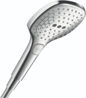 hansgrohe Raindance Select E Easy Install 5-inch Handheld Shower Head Modern 3 RainAir, Rain, Whirl 26521001