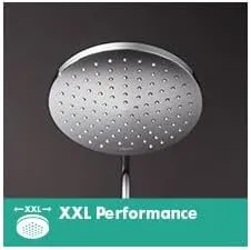 hansgrohe Vernis Blend 8-inch Rain Showerhead 1-Spray Full in Chrome, 2.5 GPM, 26271001
