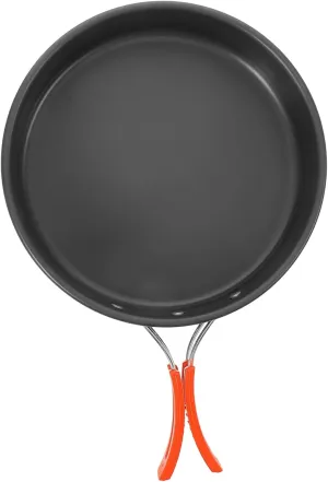 Happyyami Outdoor Camping Pot Nonstick Frying Pan Lightweight Aluminum Cook Set Camping Cooking Essentials for Hiking