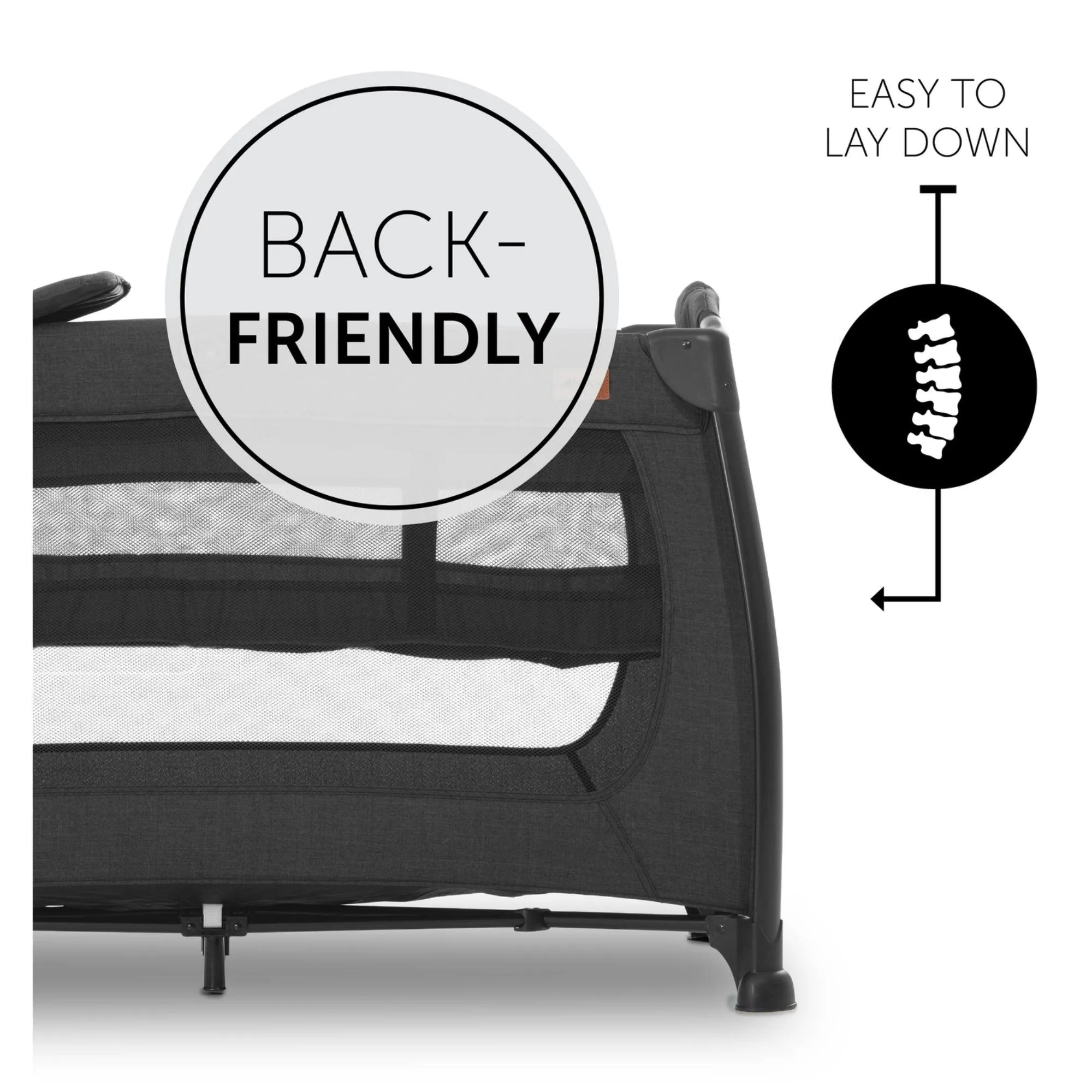 Hauck Play N Relax Center - Melange Black