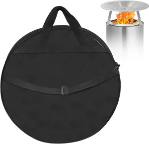 Heat Deflector Carry Bag for Solo Stove Bonfire Heat Deflector, Medium - Portable Fire Pit Bag Compatible with Bonfire Heat Deflector,Storage Case for Travel & Camping,Protective Accessory, Dia: 25.8”