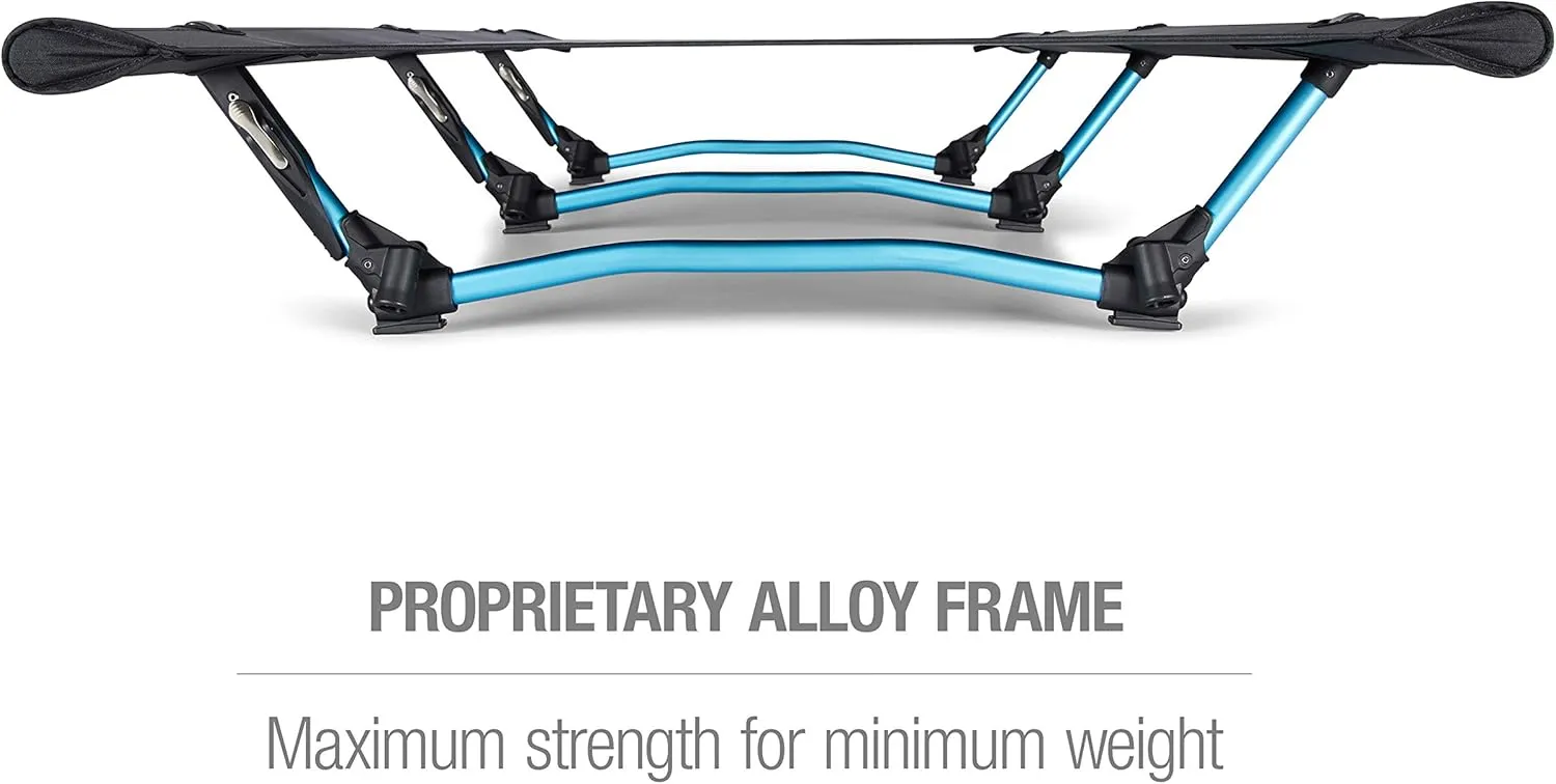 Helinox Cot One Lightweight, Compact, Collapsible, Portable Camping Cot, Regular, Black