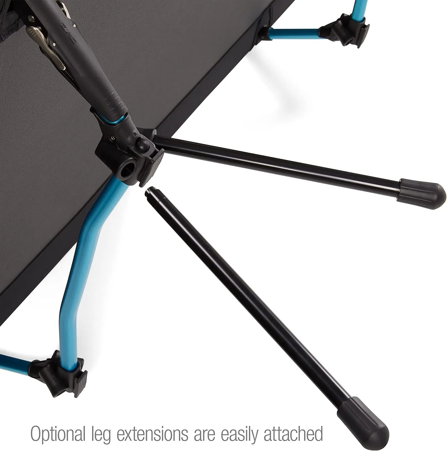 Helinox Cot One Lightweight, Compact, Collapsible, Portable Camping Cot, Regular, Black