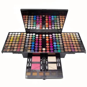 Highly Pigmented Eye Makeup Palette , 8 Colors stretchable Matte Shimmer Metallic Eyeshadow Pallet Long Lasting Blendable Natural Colors Waterproof Make Up Eye Shadows Cosmetics Gift Kit-Great for Gift