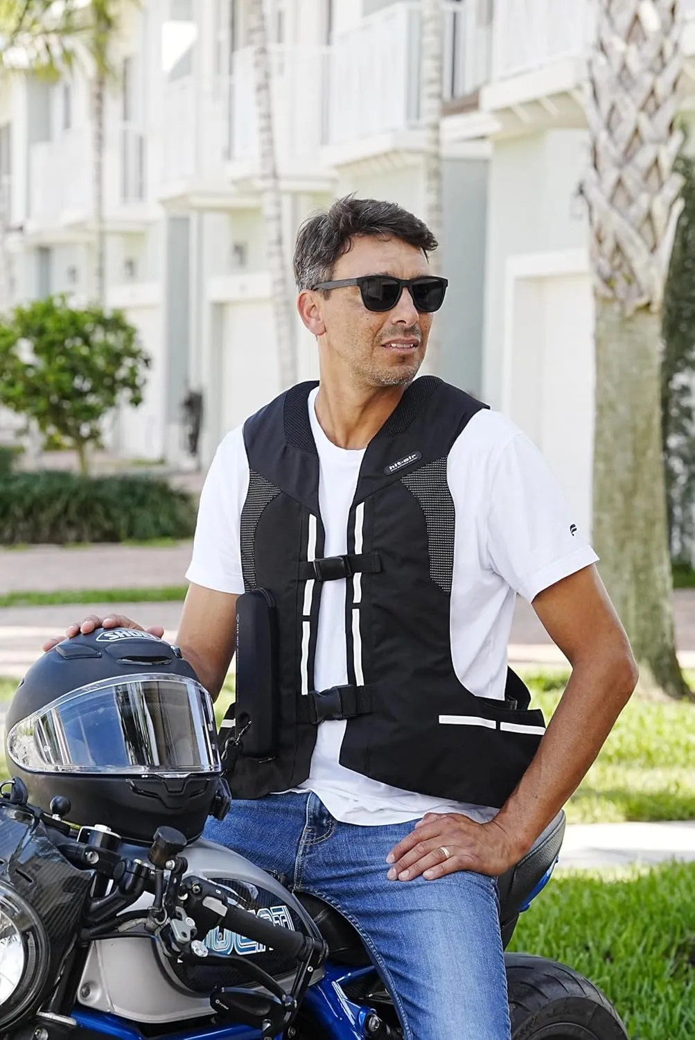 Hit-Air ST Wearable Airbag, All-in-one Harness, CE Certified, Built-In, Adjustable, Motorcycle or Horse, Sports Action Vest