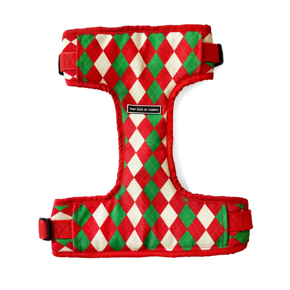 Holiday Hues Christmas Dog Body Mesh Harness