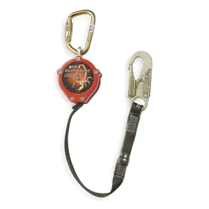 Honeywell PFL-2-Z7/9FT Miller Scorpion 9' Personal Fall Limiter with Steel Twist-Lock Carabiner