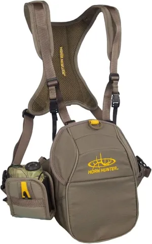 HORN HUNTER OP-X Combo Bino Harness System A073 - Durable Lightweight Hunting Padded Binocular Bag with Rangefinder Case
