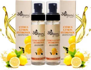 Hydrating Mist Spray for Face and Dry Skin enriched with Vitamin C, Citrus Lemon & Hydrosol Brightening Face Mist | Rejuvenate Dull & Tired Skin (100ml)(Pack of Two Combo)