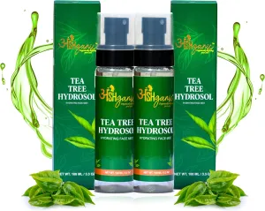 Hydrating Mist Spray for Skin and Hair enriched with Tea Tree Hydrosol Brightening Face Mist | for Hydrating, Soothing and Refreshing (100ml) (Pack fo 2)