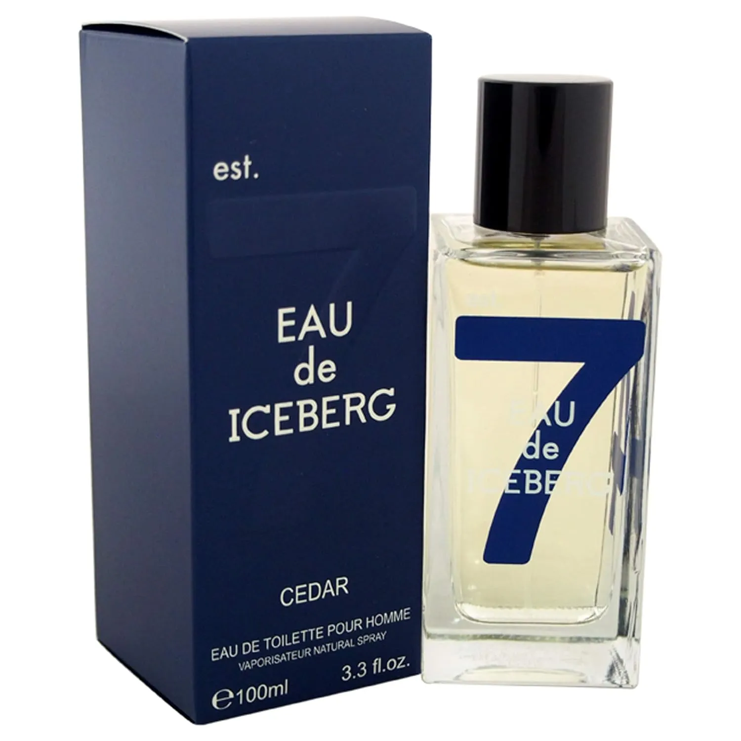 Iceberg Men's Eau de Toilette Spray, Cedar, 3.3 Ounce