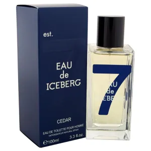 Iceberg Men's Eau de Toilette Spray, Cedar, 3.3 Ounce