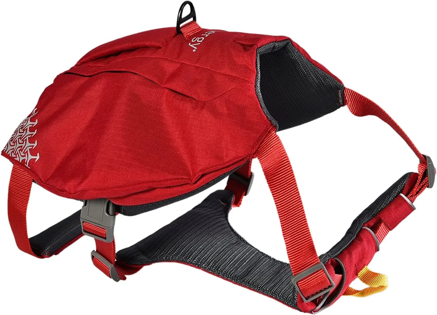 iEnergy™ MIC Dog Harness with Two Side Pockets & Ideal for Short Trips, Breathable, Reflective & Padded Chest Harness Anti-Pull Harness No Pull (Red, Large)