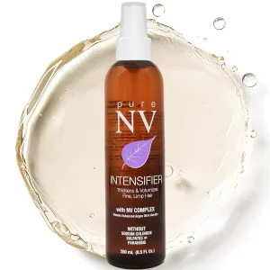 Intensifier Creates Volume & Thicken in Fine & Lifeless Hair Without Adding weight or Hold, Made From Natural Vitamins & Minerals. Infused with Keratin, Collagen & Argan Oil