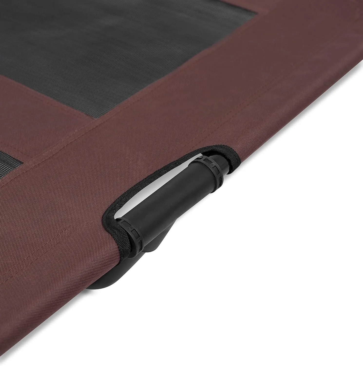 Internet's Best BIRDROCK Home Dog Cot - 36 x 30 - Elevated Dog Bed - Cool Breathable Mesh - Indoor or Outdoor Use - Medium - Brown