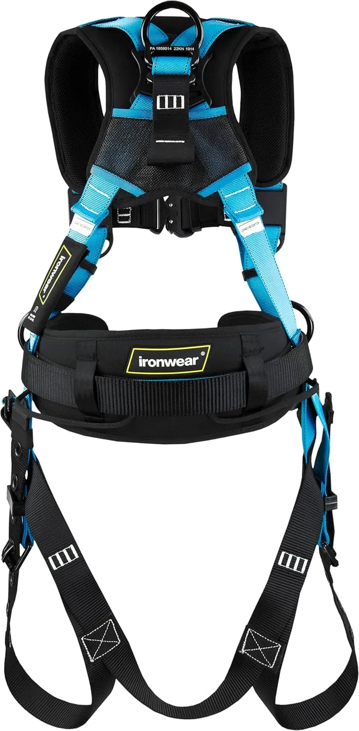 Ironwear 2160 Heavy-Duty Full-Body Harness w/Ultra-Lightweight Aluminum D-Rings