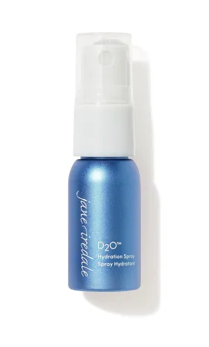 jane iredale D2O Hydration Spray, Natural Moisture-Locking Facial Mist Replenishes Dry Skin and Sets Makeup for a Natural Finish, Vegan, Gluten-Free