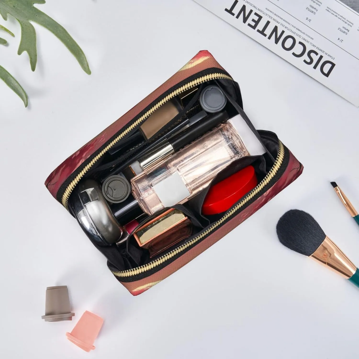 Japan Mount Fuji Landscape Travel-Ready Toiletry Bag, Compact Makeup Organizer For Women
