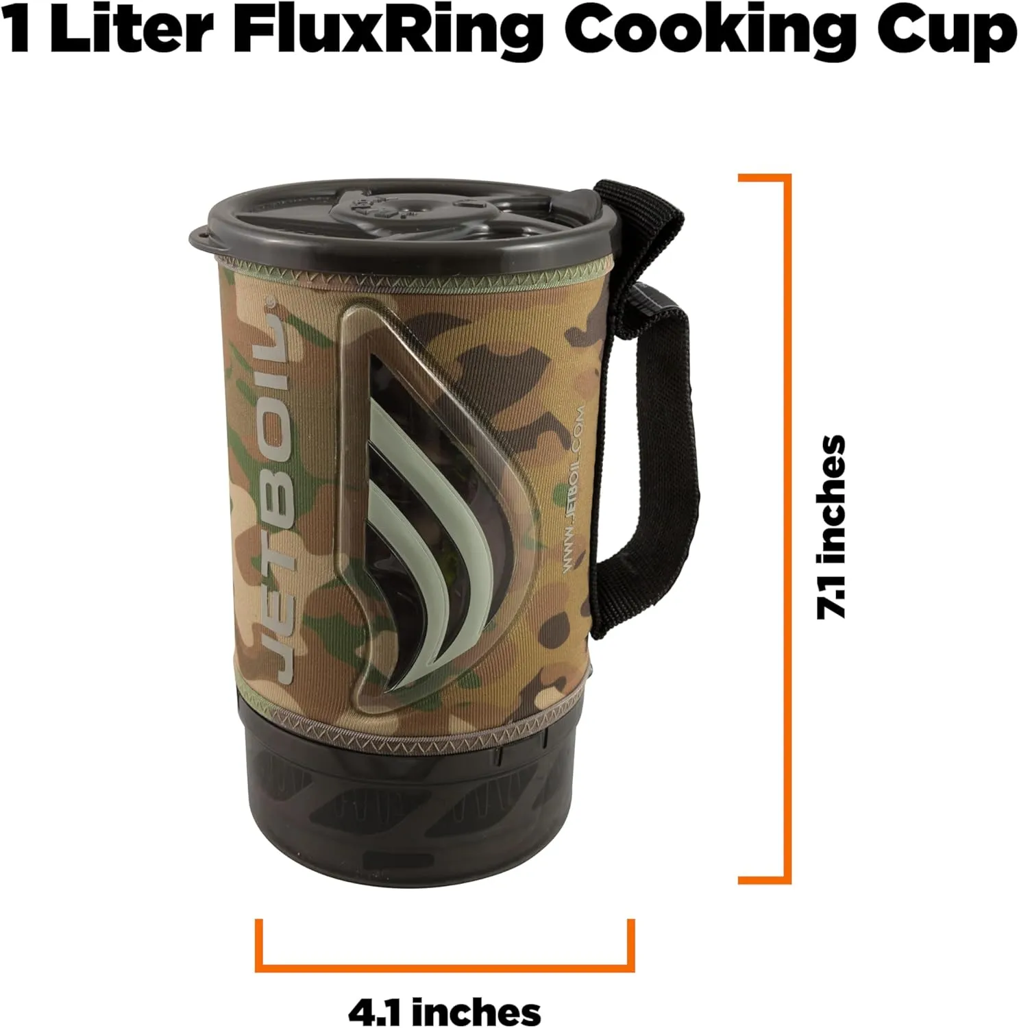 Jetboil Flash Camping and Backpacking Stove System, Portable Propane/Isobutane Burner with Cooking Cup for Outdoor Trips and Hiking