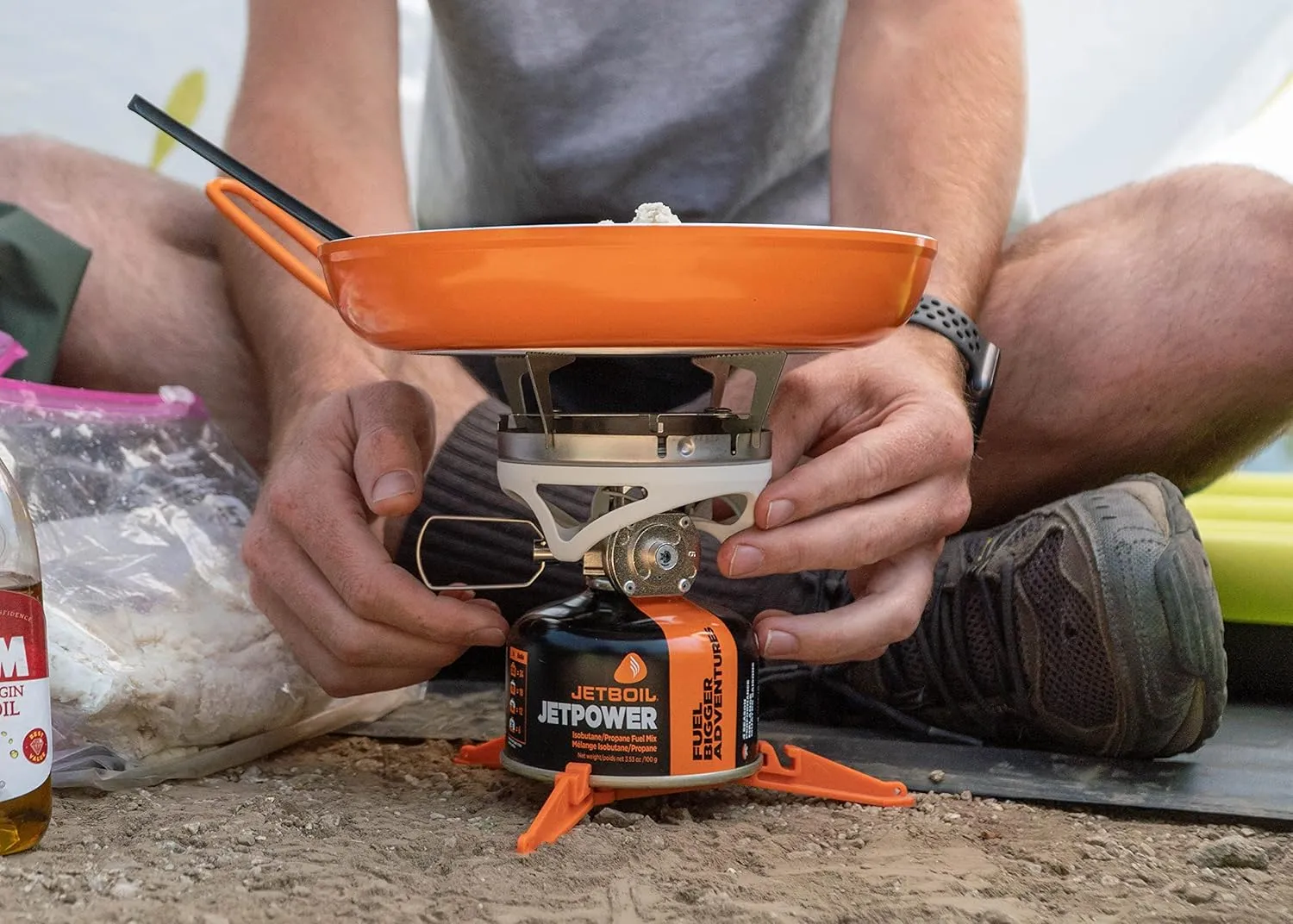 Jetboil Jetpower 4-Season Fuel Blend, Liquefied Petroleum Gas, 100 Gram